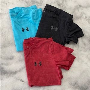 Boys Under Armour t-shirt lot (6) size 6